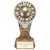 Ikon Tower Player of the Month Football Trophy | Antique Silver & Gold | 150mm | G24 - PA24163B