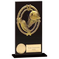 Maverick Fusion Football Boot Trophy | Black Glass | 160mm |