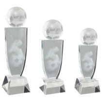 Reflex Crystal Football Trophy | 180mm | G23