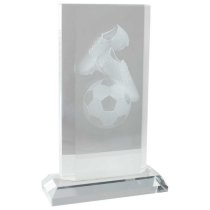 Motivation Crystal Football Trophy | 165mm | G24