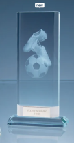Motivation Crystal Football Trophy | 185mm | G24