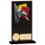 Hero Referee Glass Trophy |  Jet Black | 160mm - CR24296C