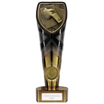 Fusion Cobra Referee Whistle Trophy | Black & Gold | 200mm | G7