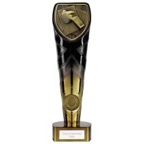 Fusion Cobra Referee Whistle Trophy | Black & Gold | 225mm | G7