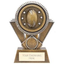 Apex Ikon Rugby Trophy | Gold & Silver | 155mm | G25