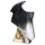 Power Boot Rugby Trophy | Platinum & Black | 200mm |  - PA24500B