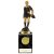 Cyclone Rugby Player Trophy | Male |  Black & Gold | 215mm |  - TR24555C