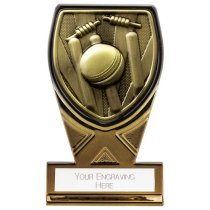 Fusion Cobra Cricket Trophy | Black & Gold | 110mm | G9