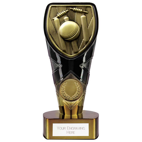 Fusion Cobra Cricket Trophy | Black & Gold | 150mm | G7