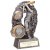 Blast Out Cricket Trophy | Male | Antique Silver | 110mm | G6 - RF24036AA