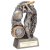 Blast Out Cricket Trophy | Female | Antique Silver | 110mm | G6 - RF24037AA