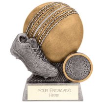 Exodus Cricket Trophy | Antique Gold & Silver | 80mm | G7