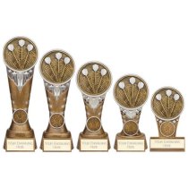 Ikon Tower Darts Trophy | Antique Silver & Gold | 150mm | G24