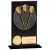 Euphoria Hero Glass Darts Trophy | Jet Black | 140mm |  - CR19062B