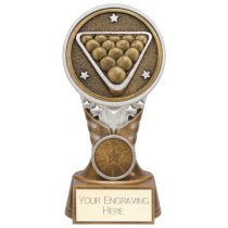Ikon Tower Pool Trophy | Antique Silver & Gold | 150mm | G24