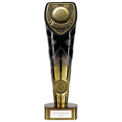 Fusion Cobra Pool Trophy | Black & Gold | 225mm | G7