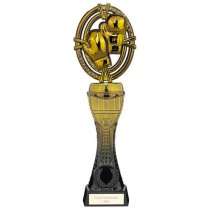 Maverick Heavyweight Boxing Trophy | Black & Gold | 230mm | G5