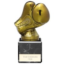 Fusion Viper Legend Boxing Glove Trophy | Black & Gold | 155mm | S7