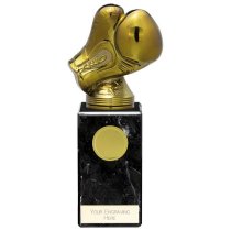Fusion Viper Legend Boxing Glove Trophy | Black & Gold | 205mm | S7