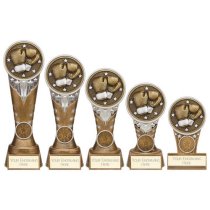 Ikon Tower Boxing Trophy | Antique Silver & Gold | 125mm | G9