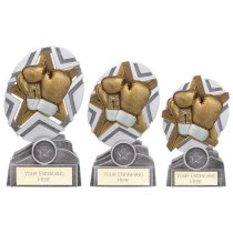 The Stars Boxing Plaque Trophy | Silver & Gold | 130mm | G9