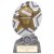 The Stars Netball Plaque Trophy | Silver & Gold | 170mm | G25 - PA24239C