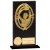 Maverick Fusion Netball Trophy | Black Glass | 160mm |  - CR24117B