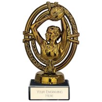 Maverick Legend Netball Trophy | Fusion Gold | 125mm | S7