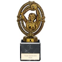 Maverick Legend Netball Trophy | Fusion Gold | 150mm | S7