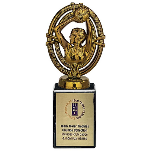 Maverick Legend Netball Trophy | Fusion Gold | 175mm | S7