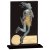 Euphoria Hero Glass Netball Trophy | Jet Black | 125mm |  - CR19189A