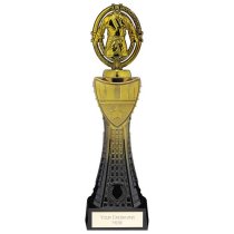 Maverick Heavyweight Martial Arts Trophy | Black & Gold | 315mm | G25