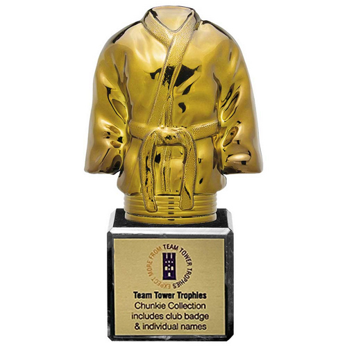 Fusion Viper Legend Martial Arts Trophy | Black & Gold | 165mm | S7