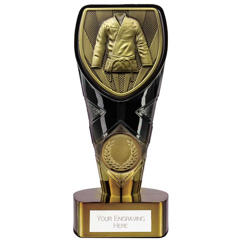 Fusion Cobra Martial Arts Trophy | Black & Gold | 150mm | G7