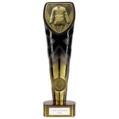 Fusion Cobra Martial Arts Trophy | Black & Gold | 225mm | G7
