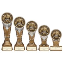 Ikon Tower Martial Arts Trophy | Antique Silver & Gold | 175mm | G24