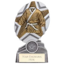 The Stars Martial Arts Plaque Trophy | Silver & Gold | 150mm | G9