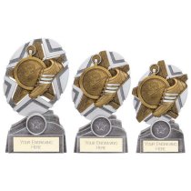 The Stars Running Plaque Trophy | Silver & Gold | 130mm | G9