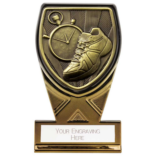 Fusion Cobra Running Trophy | Black & Gold | 110mm | G9