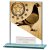 Mustang Pigeon Jade Glass Trophy | 110mm |  - CR24295B