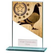 Mustang Pigeon Jade Glass Trophy | 125mm |