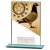 Mustang Pigeon Jade Glass Trophy | 125mm |  - CR24295C