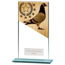 Mustang Pigeon Jade Glass Trophy | 160mm |
