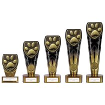 Fusion Cobra Dog Obedience Trophy | Black & Gold | 110mm | G9