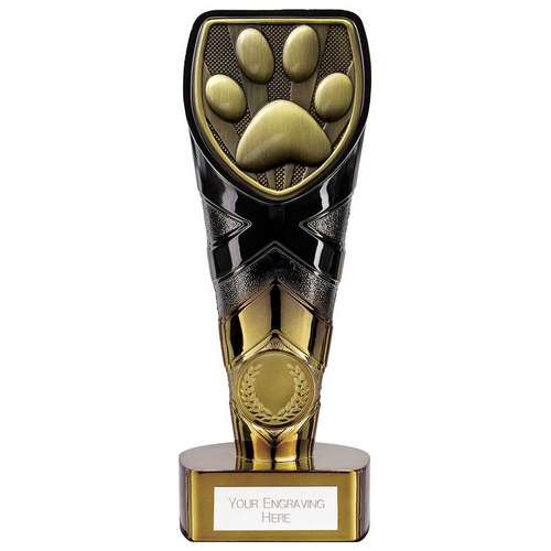 Fusion Cobra Dog Obedience Trophy | Black & Gold | 175mm | G7