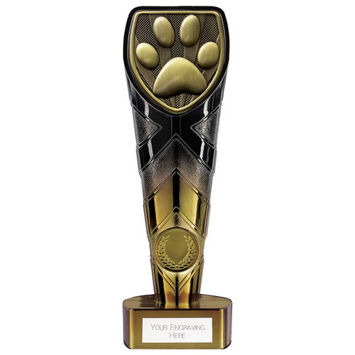 Fusion Cobra Dog Obedience Trophy | Black & Gold | 200mm | G7
