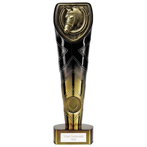 Fusion Cobra Equestrian Trophy | Black & Gold | 225mm | G7