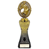 Maverick Heavyweight Equestrian Trophy | Black & Gold | 250mm | G7