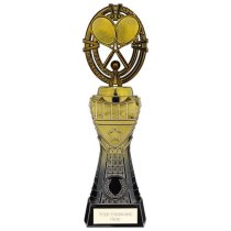 Maverick Heavyweight Tennis Trophy | Black & Gold | 250mm | G7