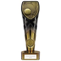 Fusion Cobra Tennis Trophy | Black & Gold | 200mm | G7